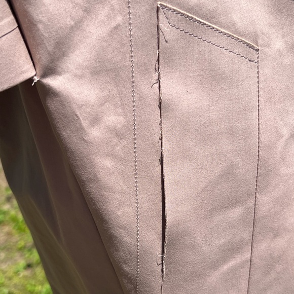 Authentic Lacoste Small-34 Rose Blush Pink Fashion Show Collection Trench Coat - Picture 8 of 16